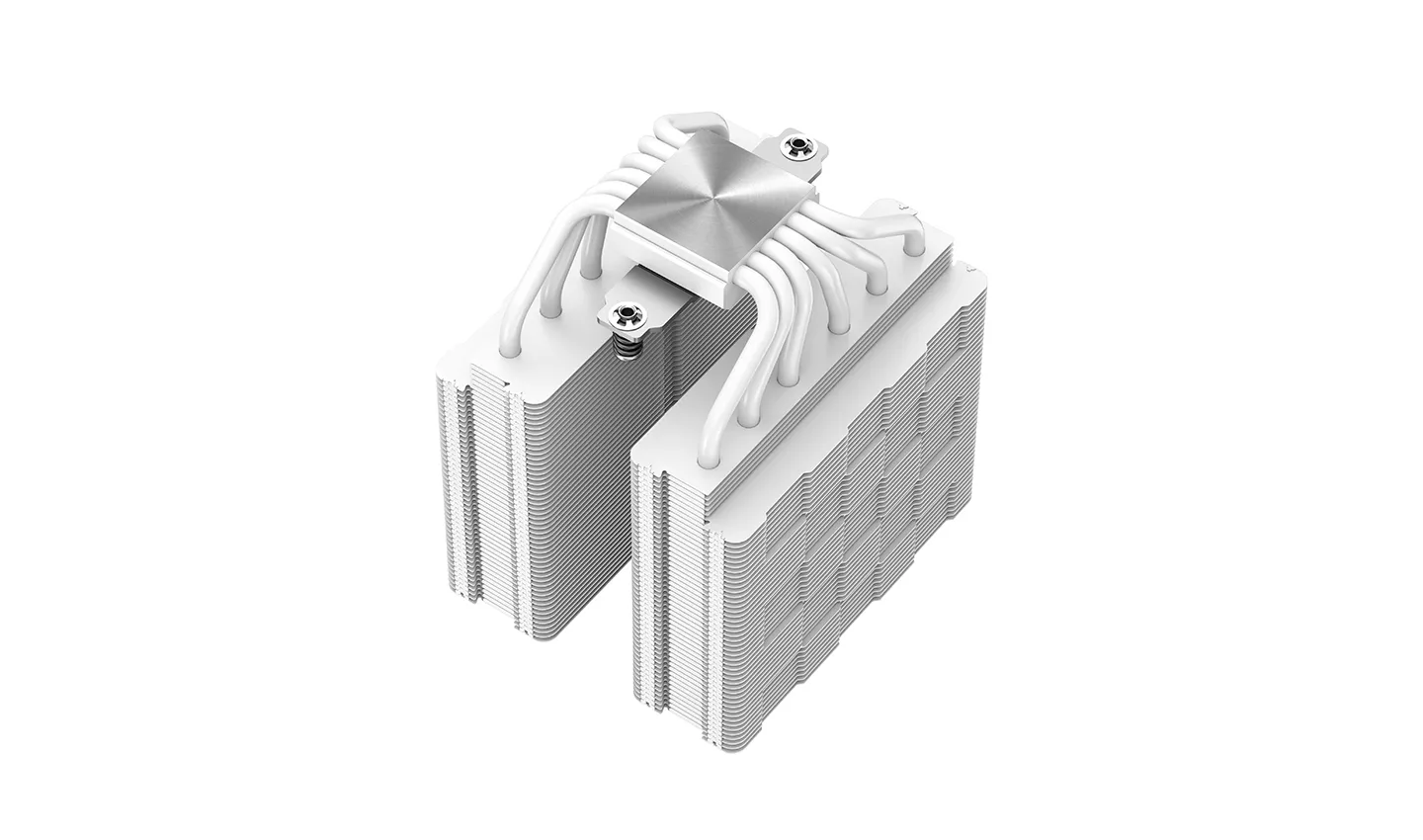 DeepCool AG620, 2x120 mm ARGB CPU Cooler, White