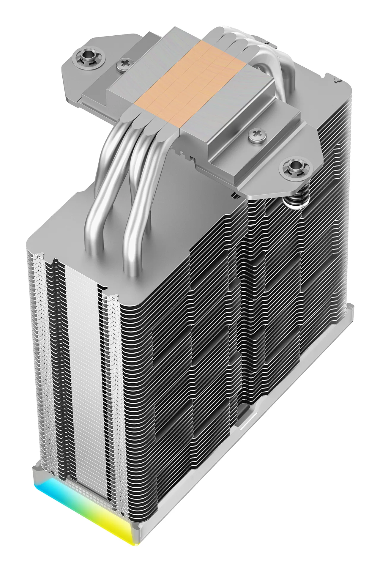 DeepCool AK400 DIGITAL SE WH, 120 mm ARGB CPU-kylare, vit