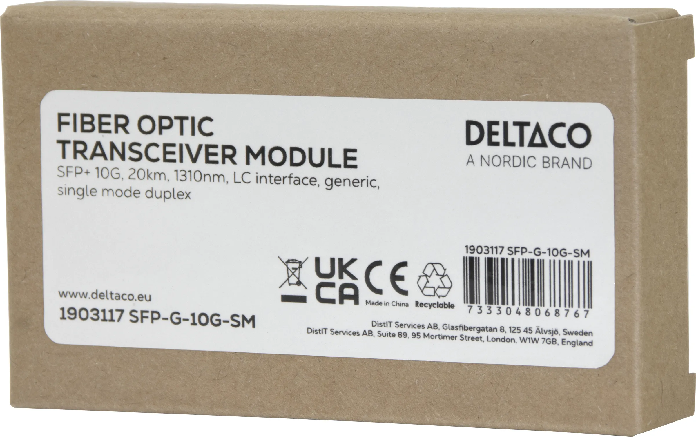 DELTACO 10GBASE-LR LC-LC -valokuitukaapeli