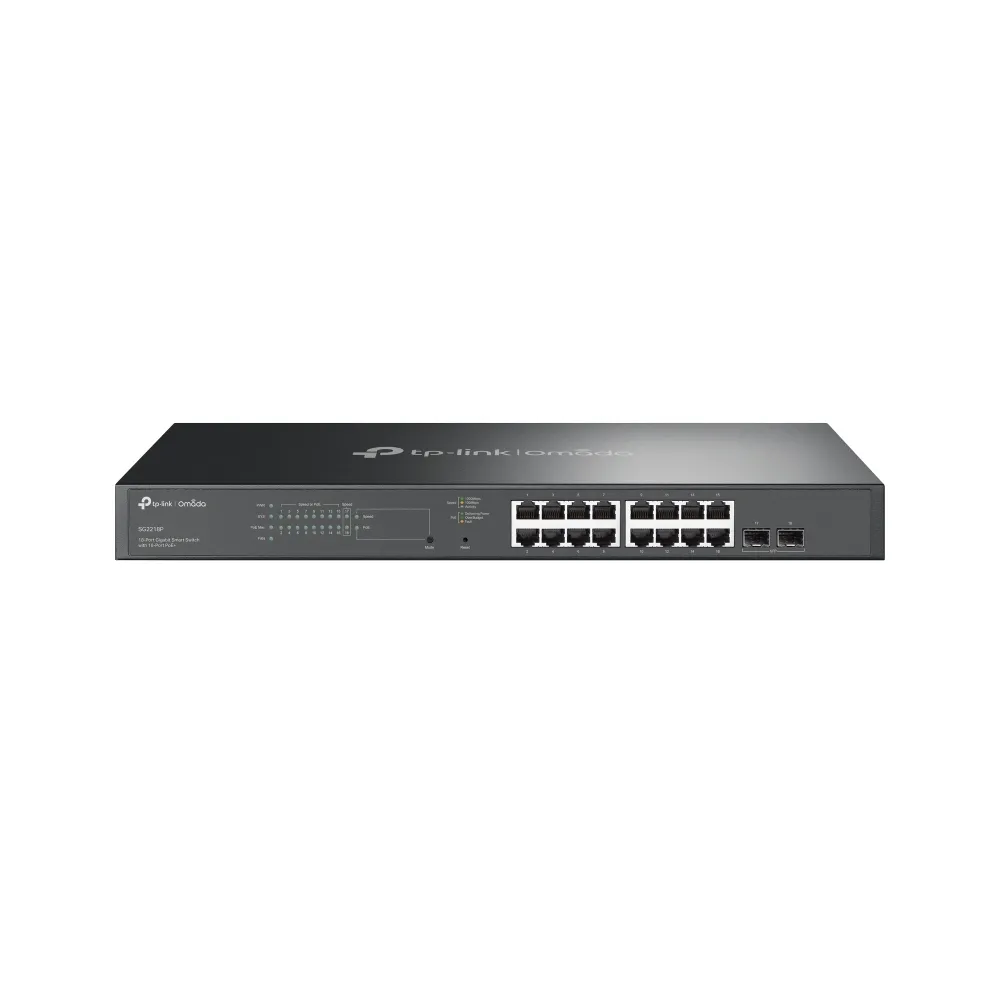 TP-LINK Omada 18-Port PoE+ Gigabit Smart Switch with 2 SFP Slots