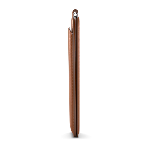 Satechi Vegan-Leather Magnetic Wallet Stand -lompakko, Ruskea