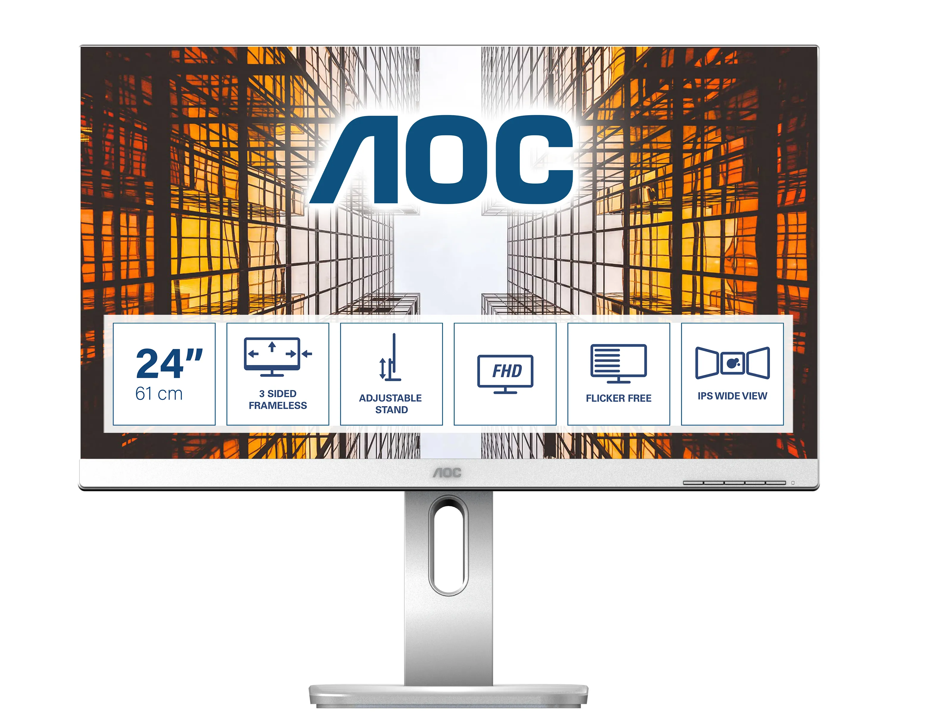 AOC 24" P1 X24P1/GR WUXGA, IPS -näyttö