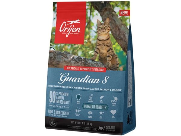 Orijen Guardian 8, Kissan kuivaruoka, Adult, Senior, Viljaton, 340 g