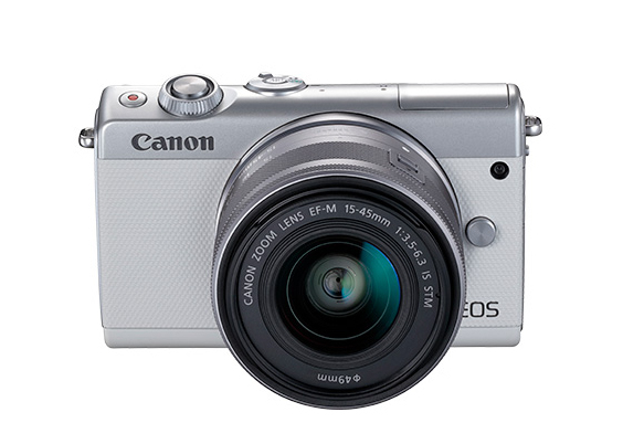 CANON EOS M100 White + EF-M 15-45mm IS STM