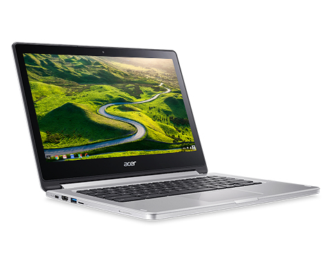 Acer 13.3" IPS Chromebook R 13, 64GB, Chrome OS - Notebook, Silver