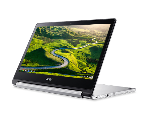 Acer 13.3" IPS Chromebook R 13, 64GB, Chrome OS - Notebook, Silver
