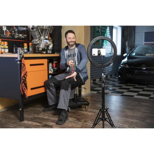 Hama SpotLight Steady 120 Set, LED, tripod, USB-A, 3000/4500/6000 K