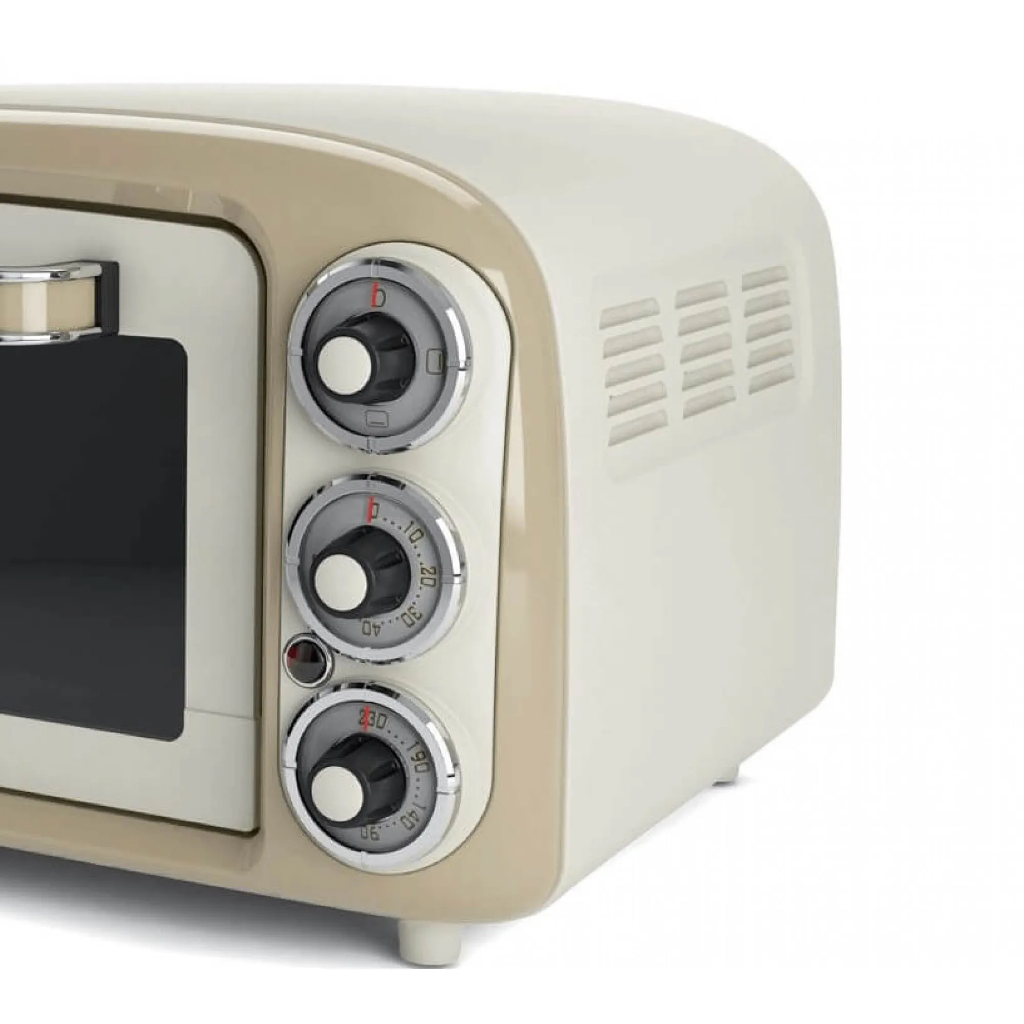 Ariete Vintage - electric oven, 18L, Beige