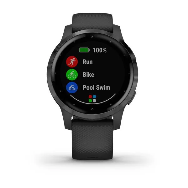 Garmin Vivoactive 4S - Smart Watch, Black/Gun Metal