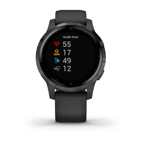Garmin Vivoactive 4S - Smart Watch, Black/Gun Metal