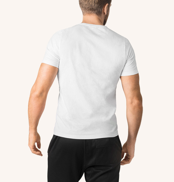 SWEDISH POSTURE T-Shirt Men Alignment Cotton White M