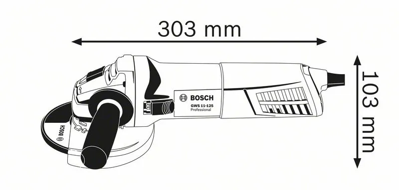 Bosch GWS 11-125 Professional