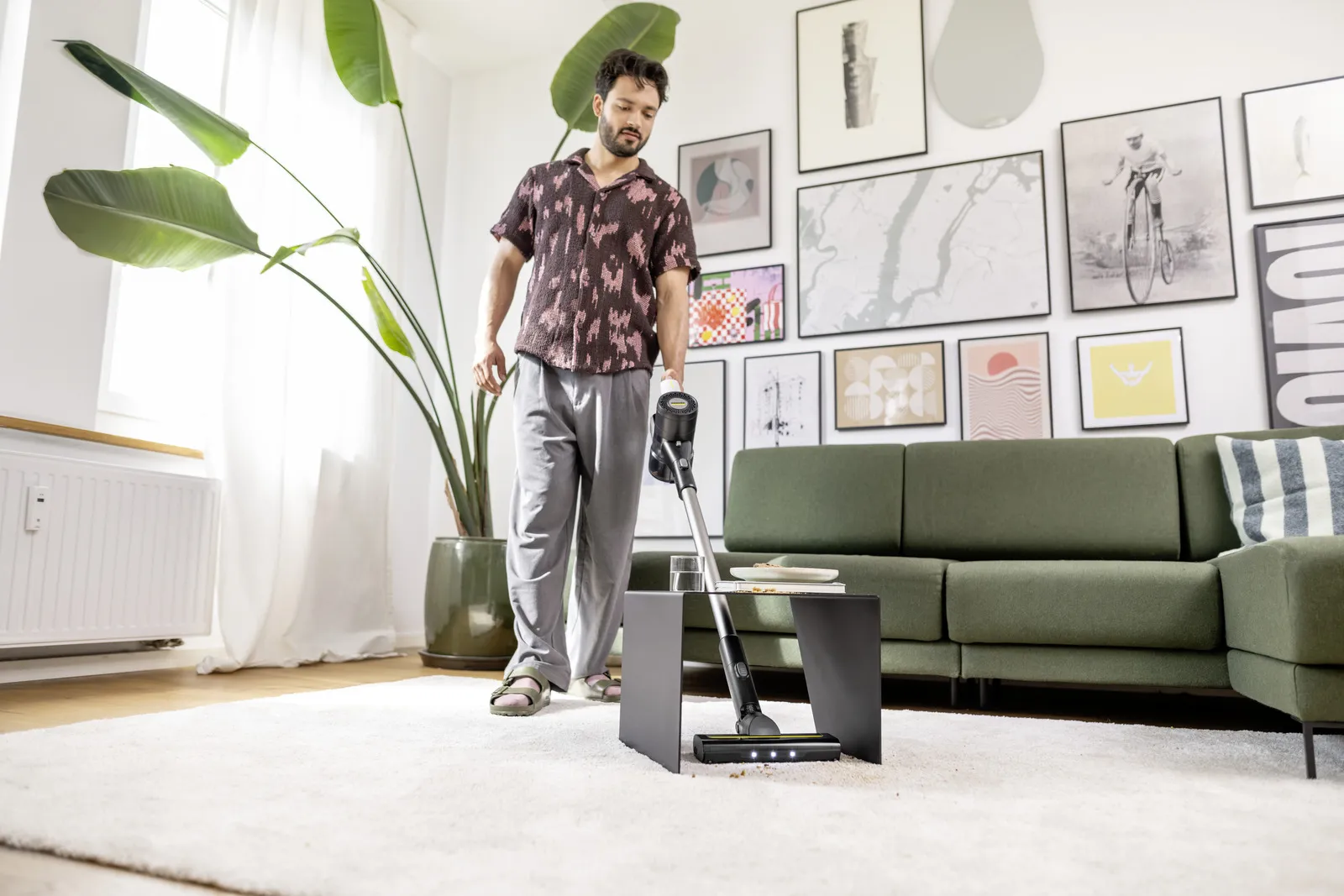 K&auml;rcher VCS 3 Nano Complete 0.6 L 21.6V 2.5 Ah -varsi-imuri, valkoinen