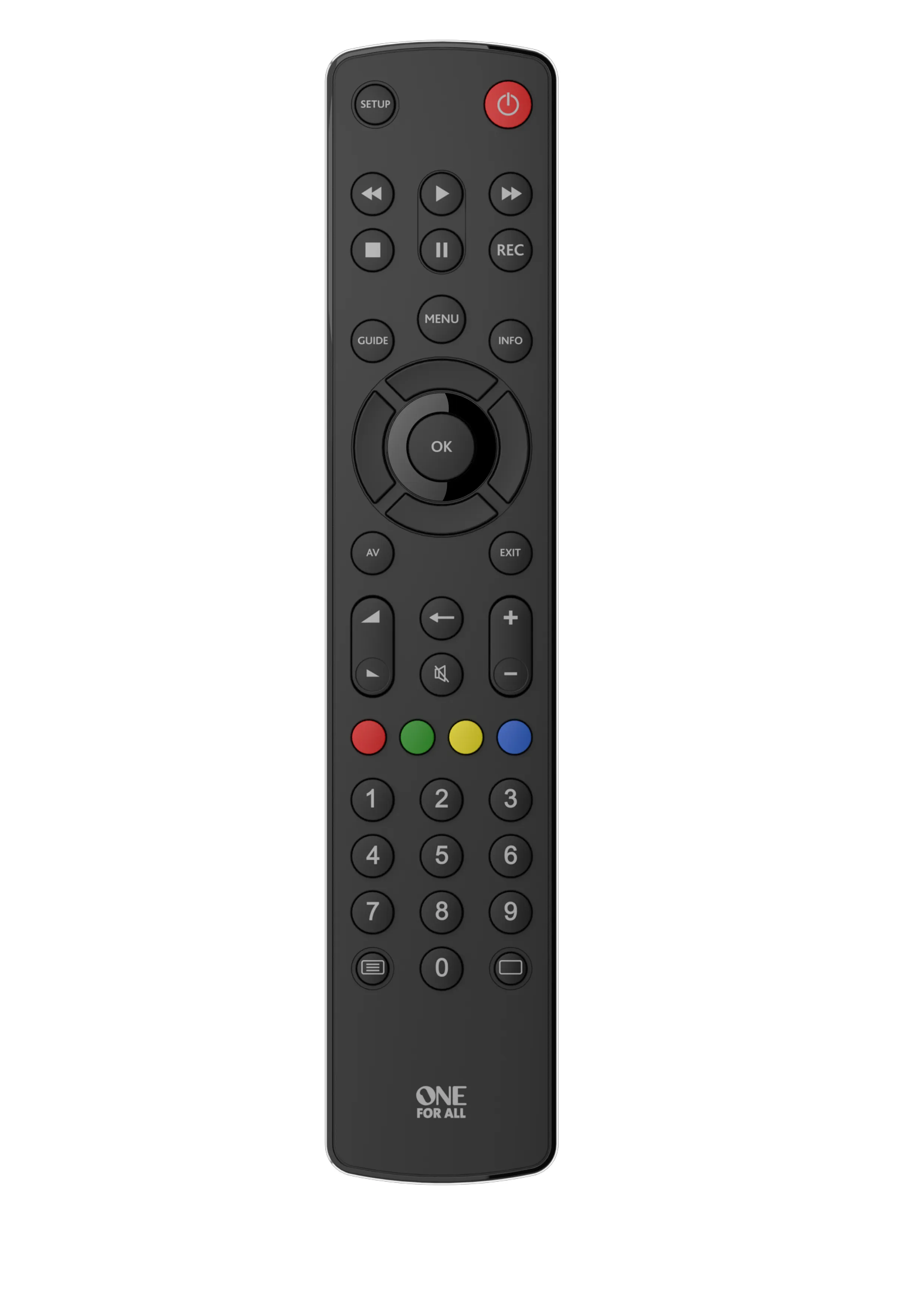 URC 1210 -yleiskaukosäädin  Contour TV