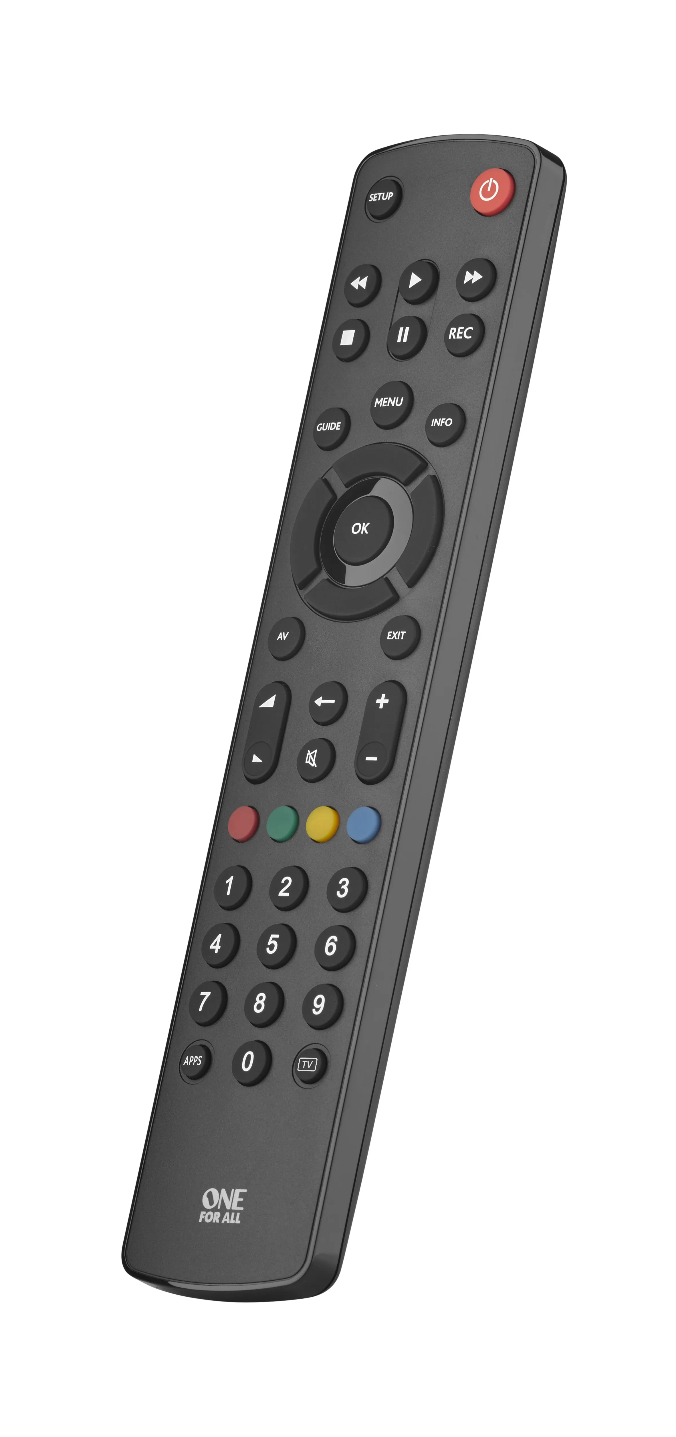 URC 1210 -yleiskaukosäädin  Contour TV