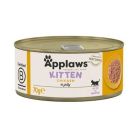 Applaws Kitten Chicken in Jelly, Kissan m&auml;rk&auml;ruoka, 70 g