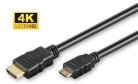 MicroConnect  HDMI – mini-HDMI 2.0 - cable, 2 m, Black
