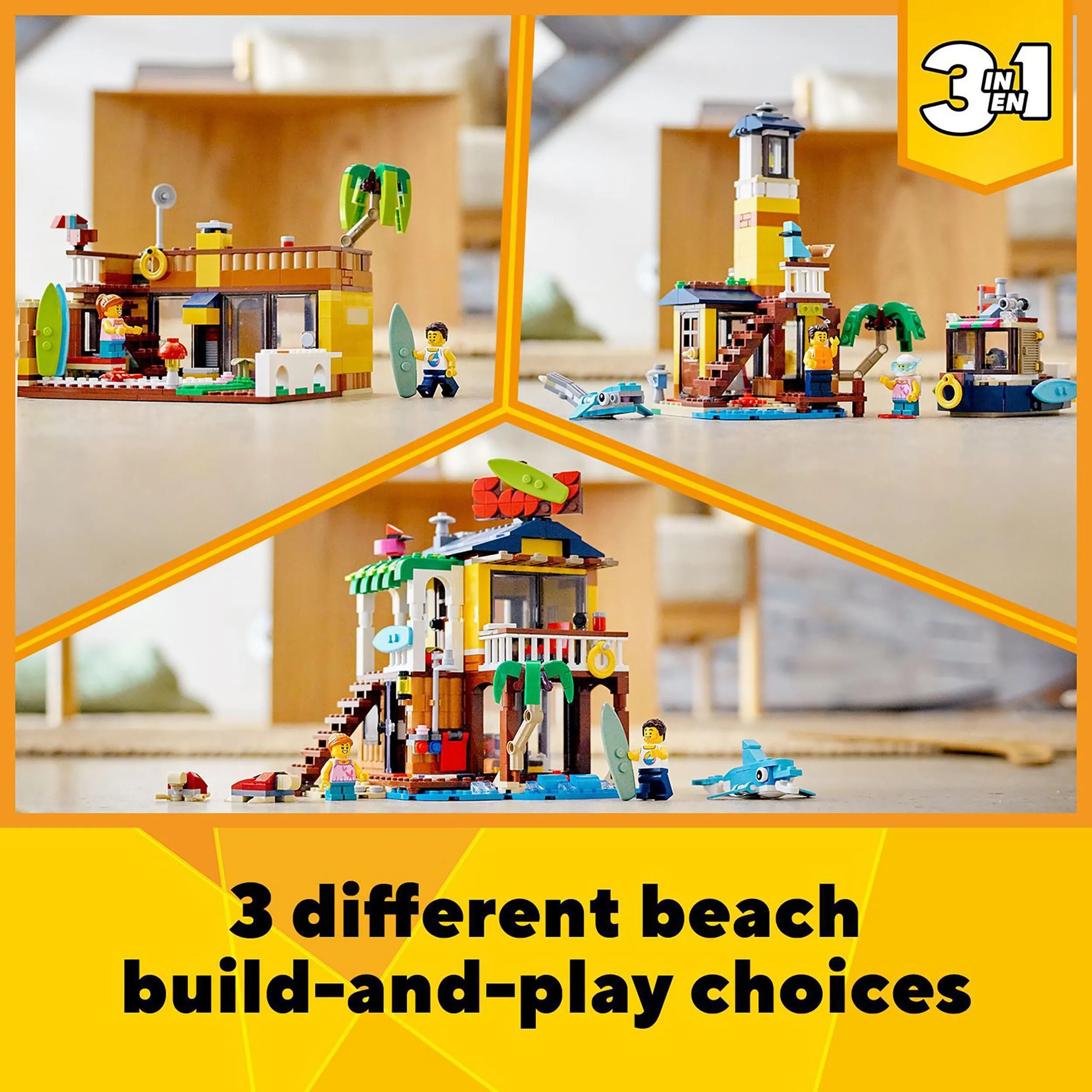 Lego Creator Surfer Beach House 31118