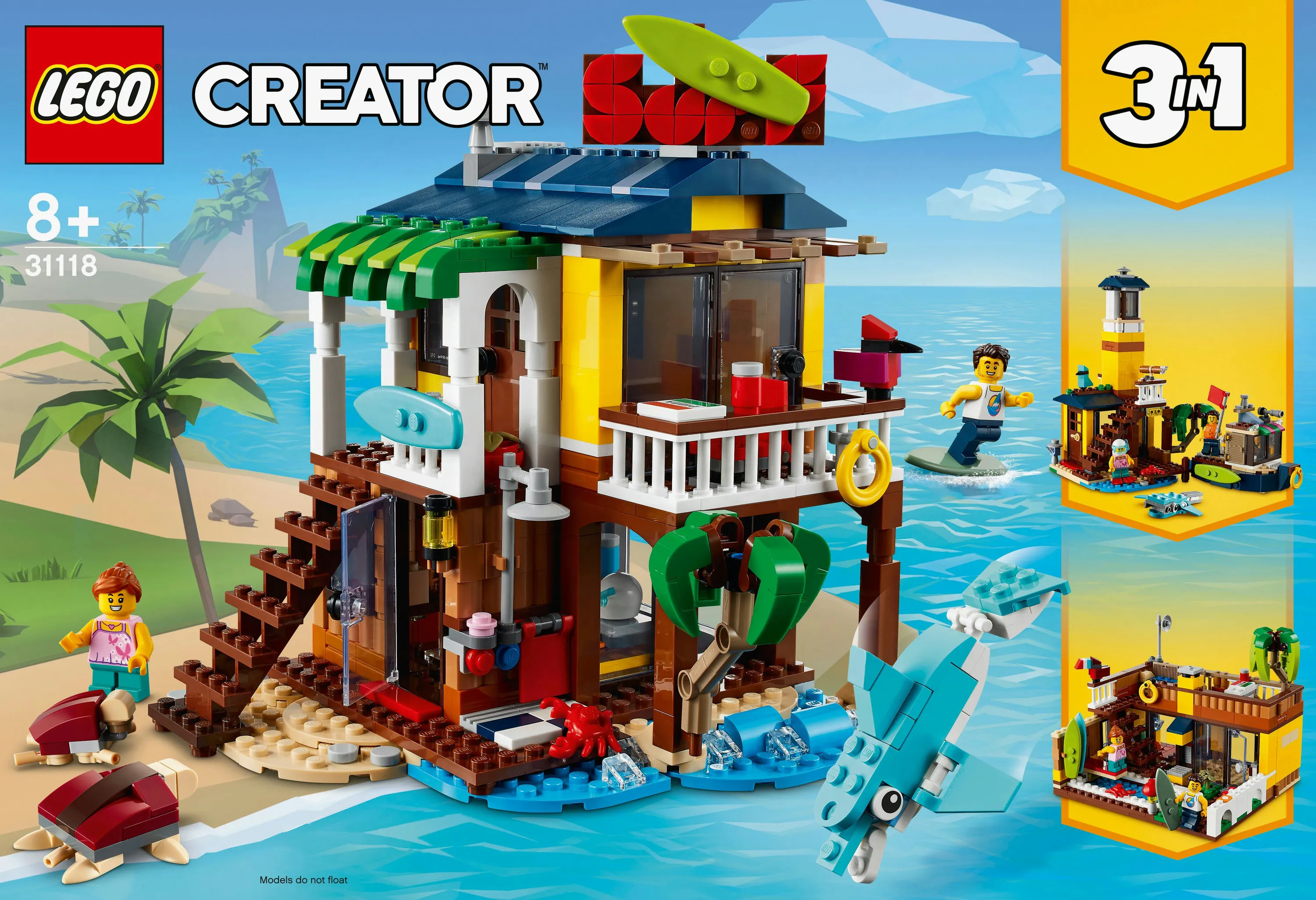 Lego Creator Surfer Beach House 31118