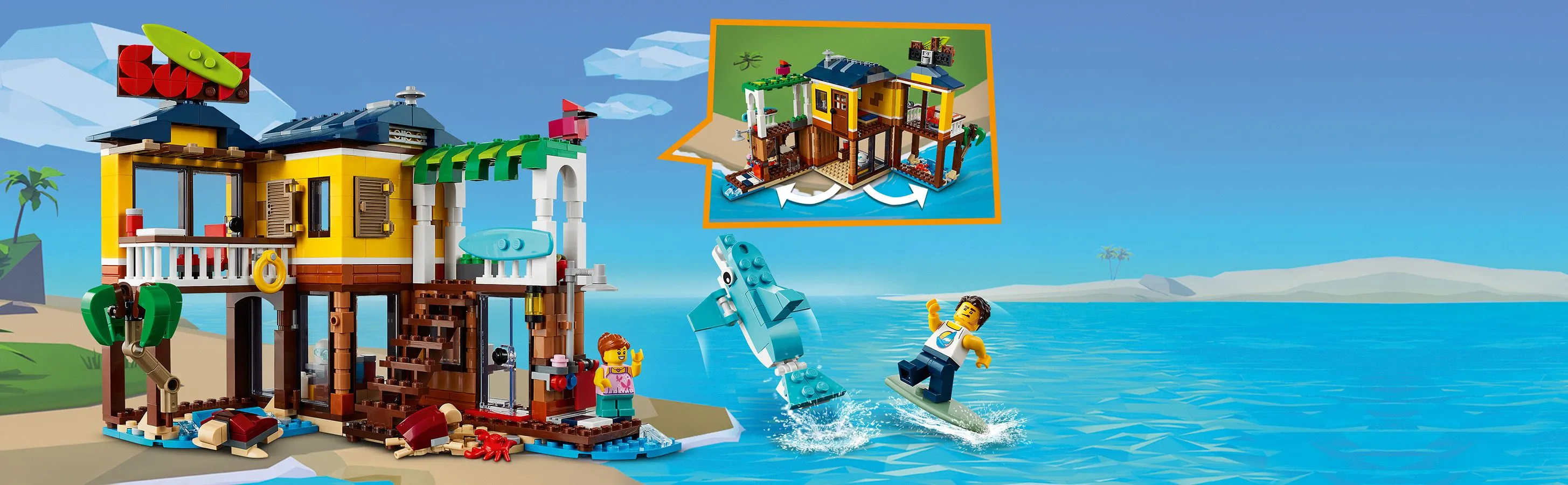 Lego Creator Surfer Beach House 31118