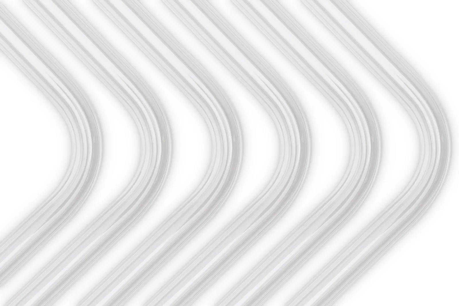 EKWB EK-Loop Hard Tube 14mm 0.8m Pre-Bent 90 - Acrylic, Tube (transparent, 6 pieces)