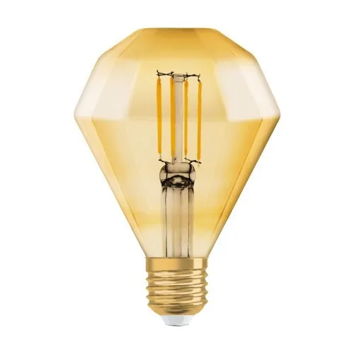 LED 1906 Vintage diamond 40W/825 filament gold E27