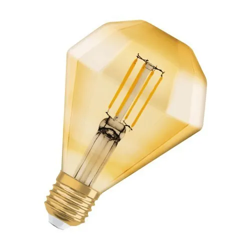 LED 1906 Vintage diamond 40W/825 filament gold E27