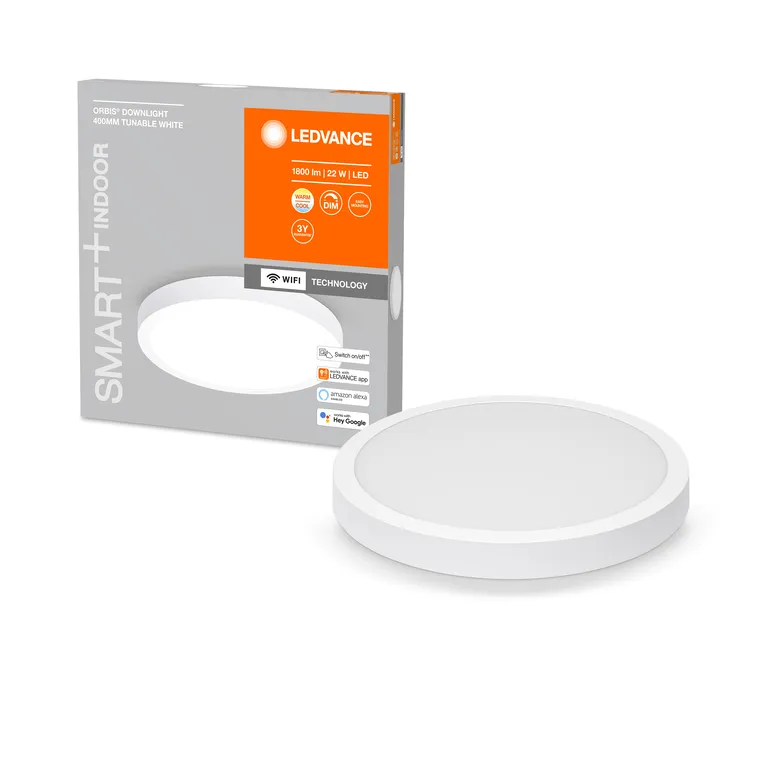 Ledvance SMART+ Downlight Surface 1800lm 22W TW wt WiFi - C
