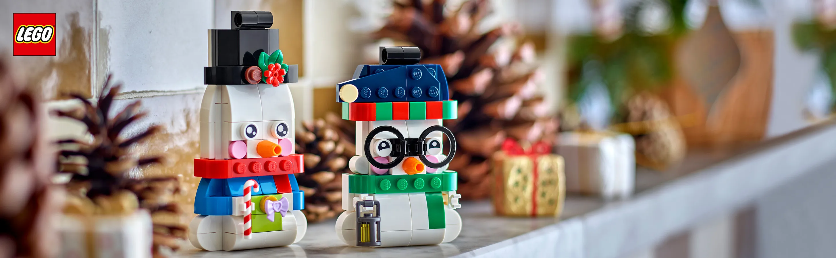 LEGO Seasonal Snowman Ornaments 40812