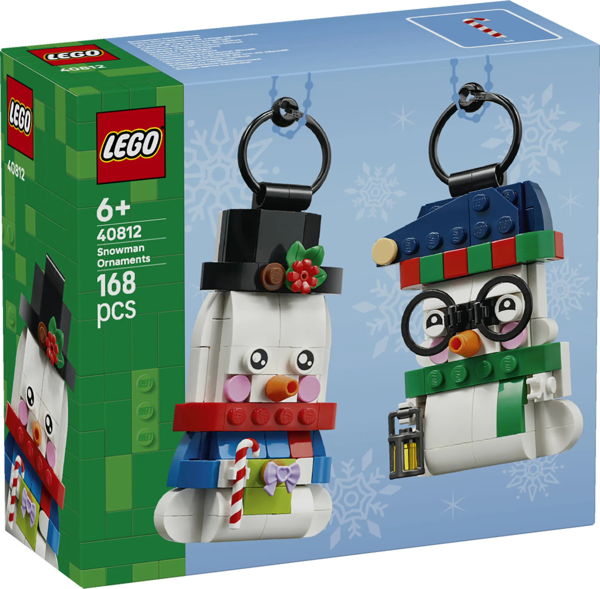 LEGO Seasonal Snowman Ornaments 40812
