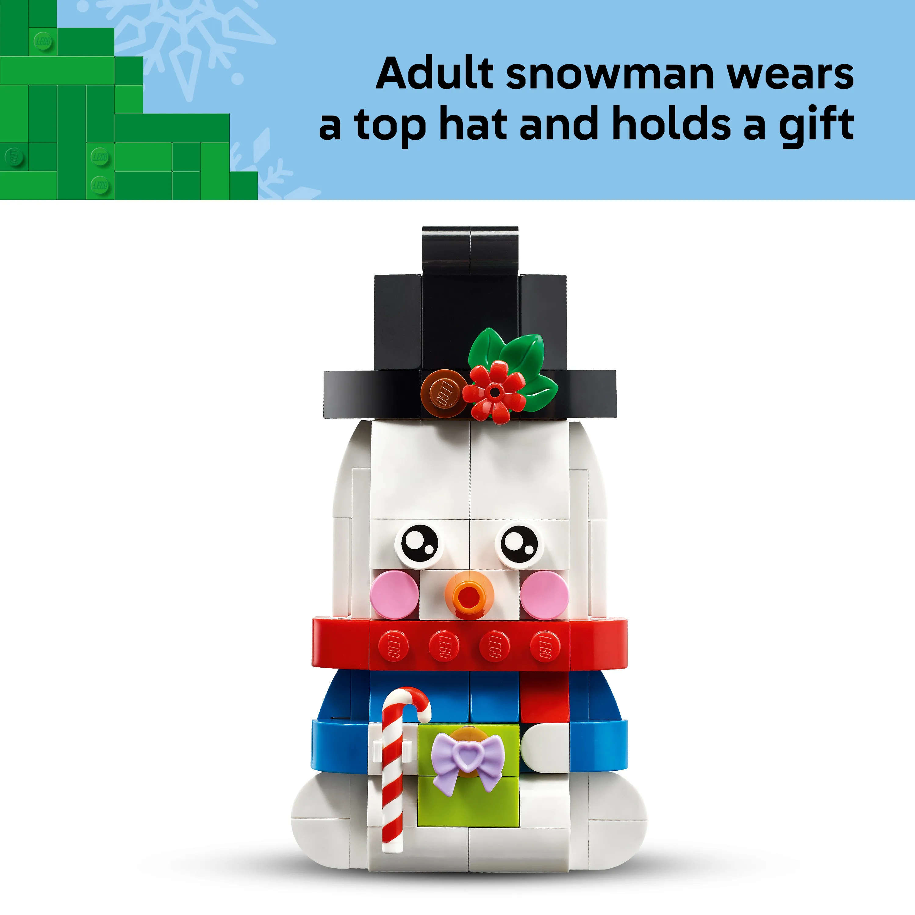 LEGO Seasonal Snowman Ornaments 40812