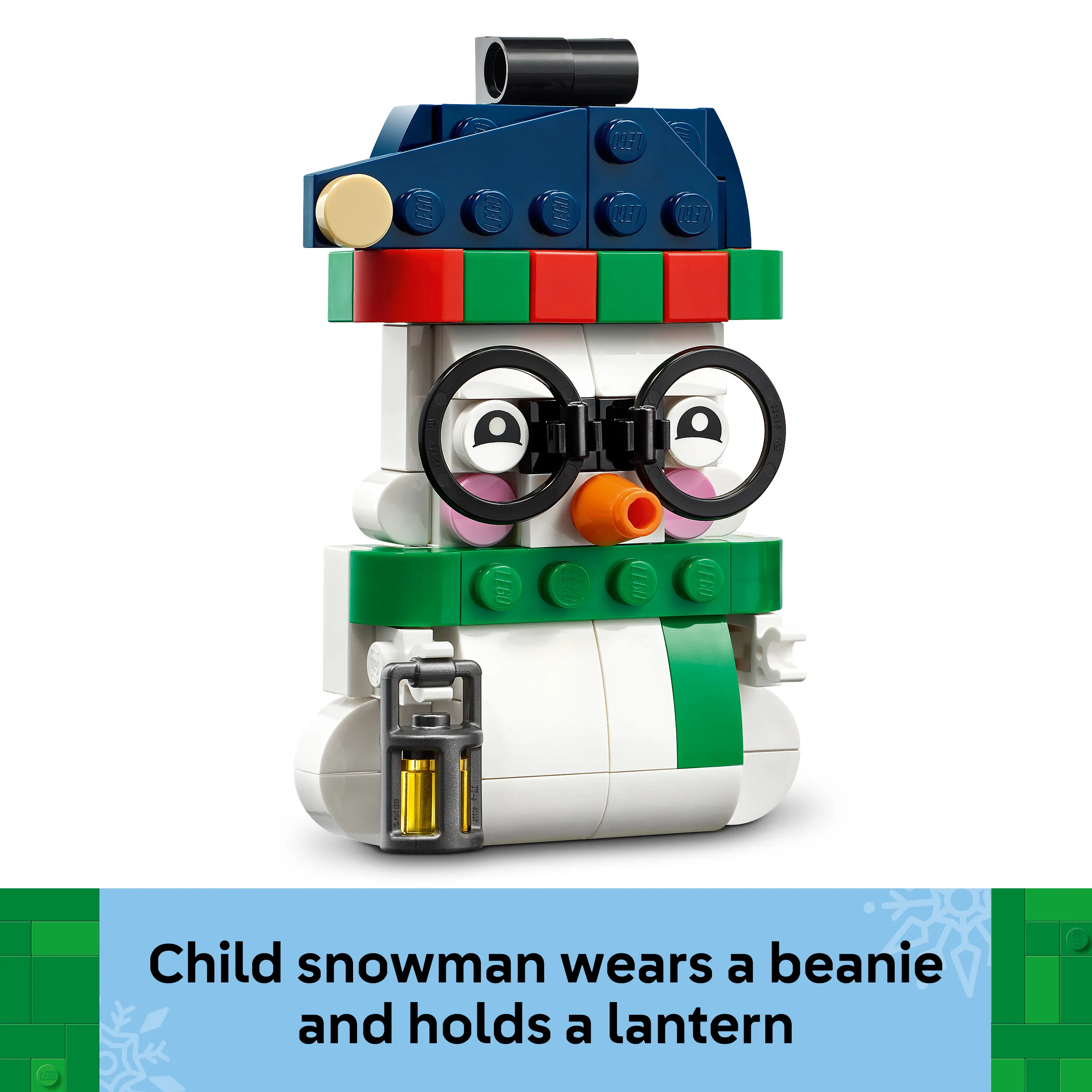 LEGO Seasonal Snowman Ornaments 40812