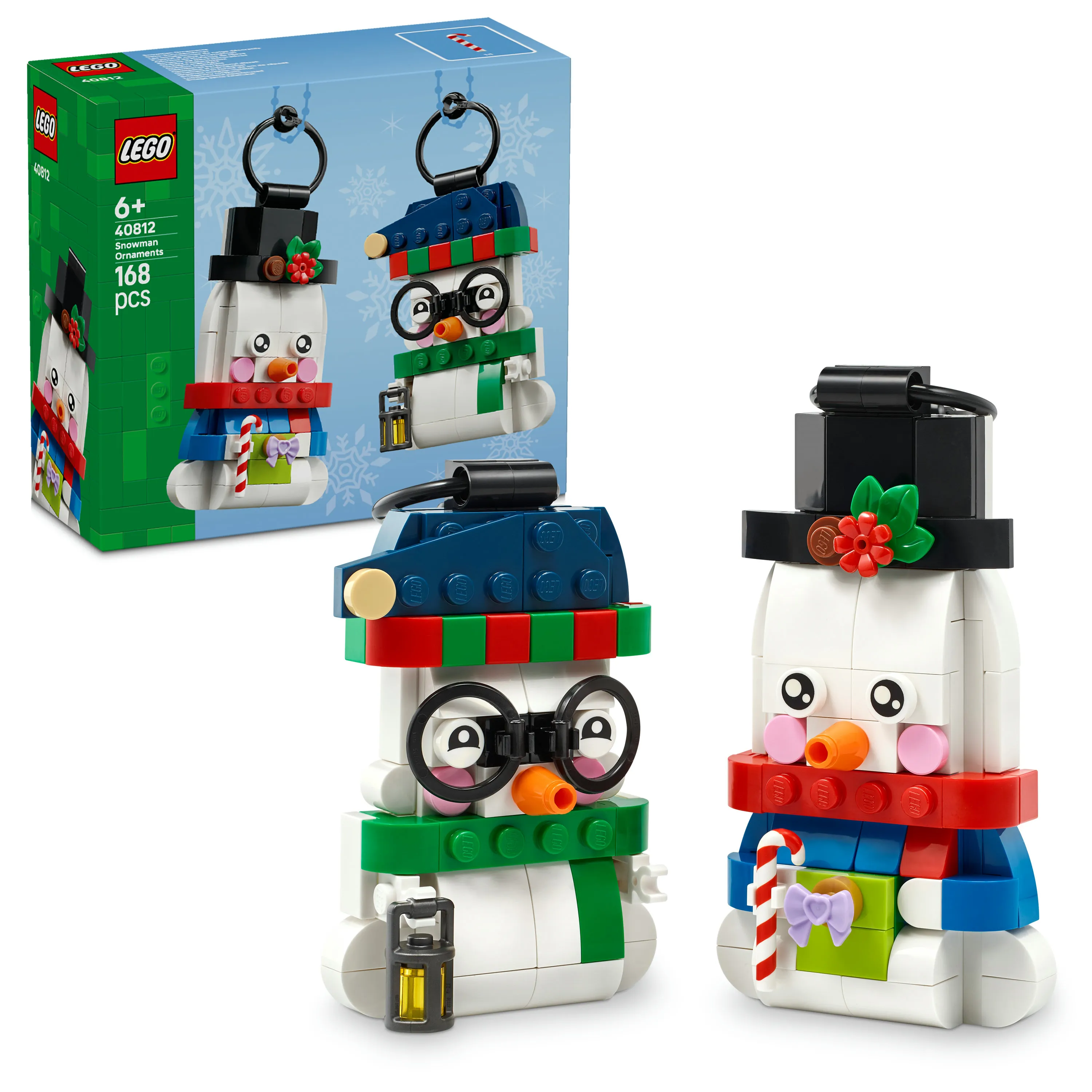 LEGO Seasonal Snowman Ornaments 40812