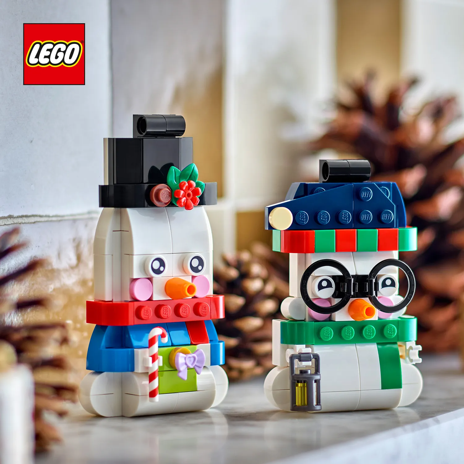 LEGO Seasonal Snowman Ornaments 40812