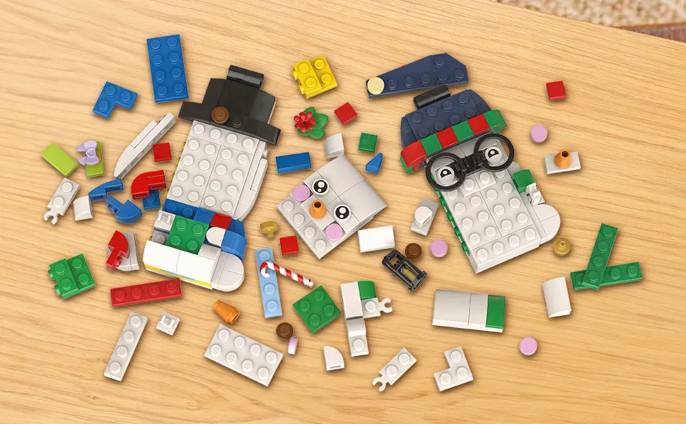 LEGO Seasonal Snowman Ornaments 40812