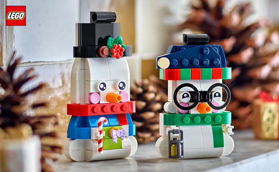 LEGO Seasonal Snowman Ornaments 40812