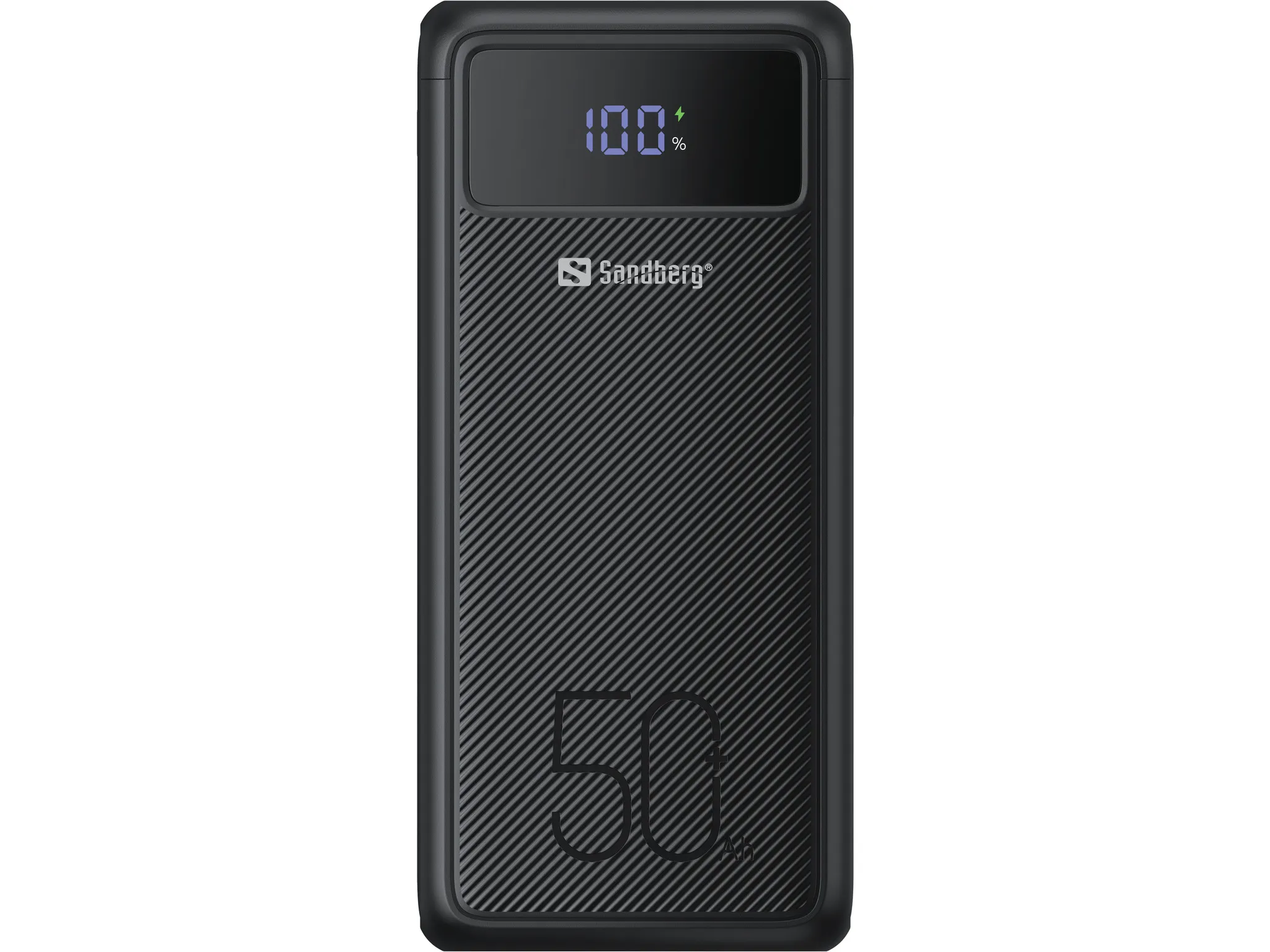 Sandberg USB-C PD 130W 50000mAh, 130W -varavirtal&auml;hde, Musta