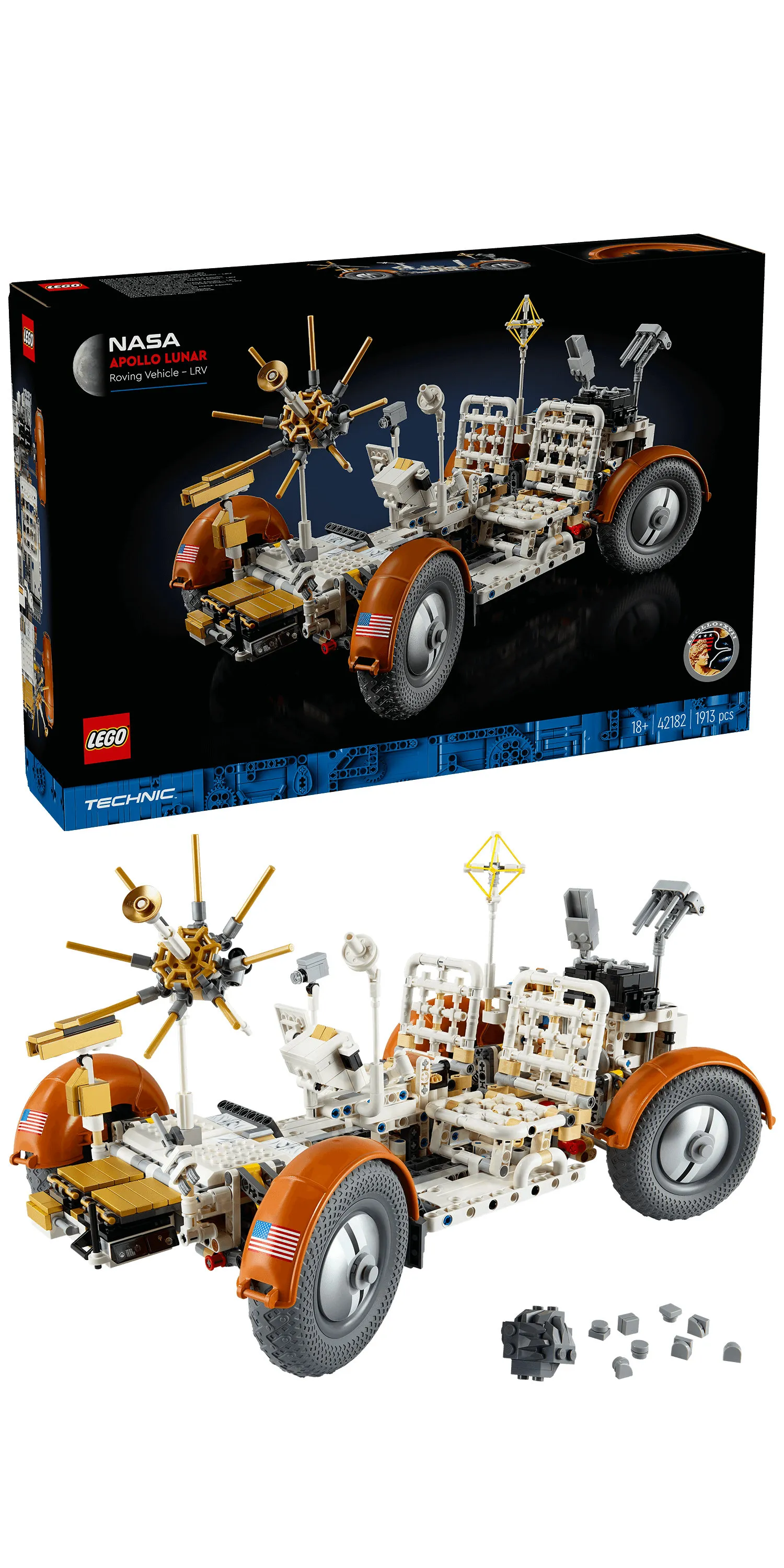 LEGO Technic NASA Apollo Moon Rover 42182