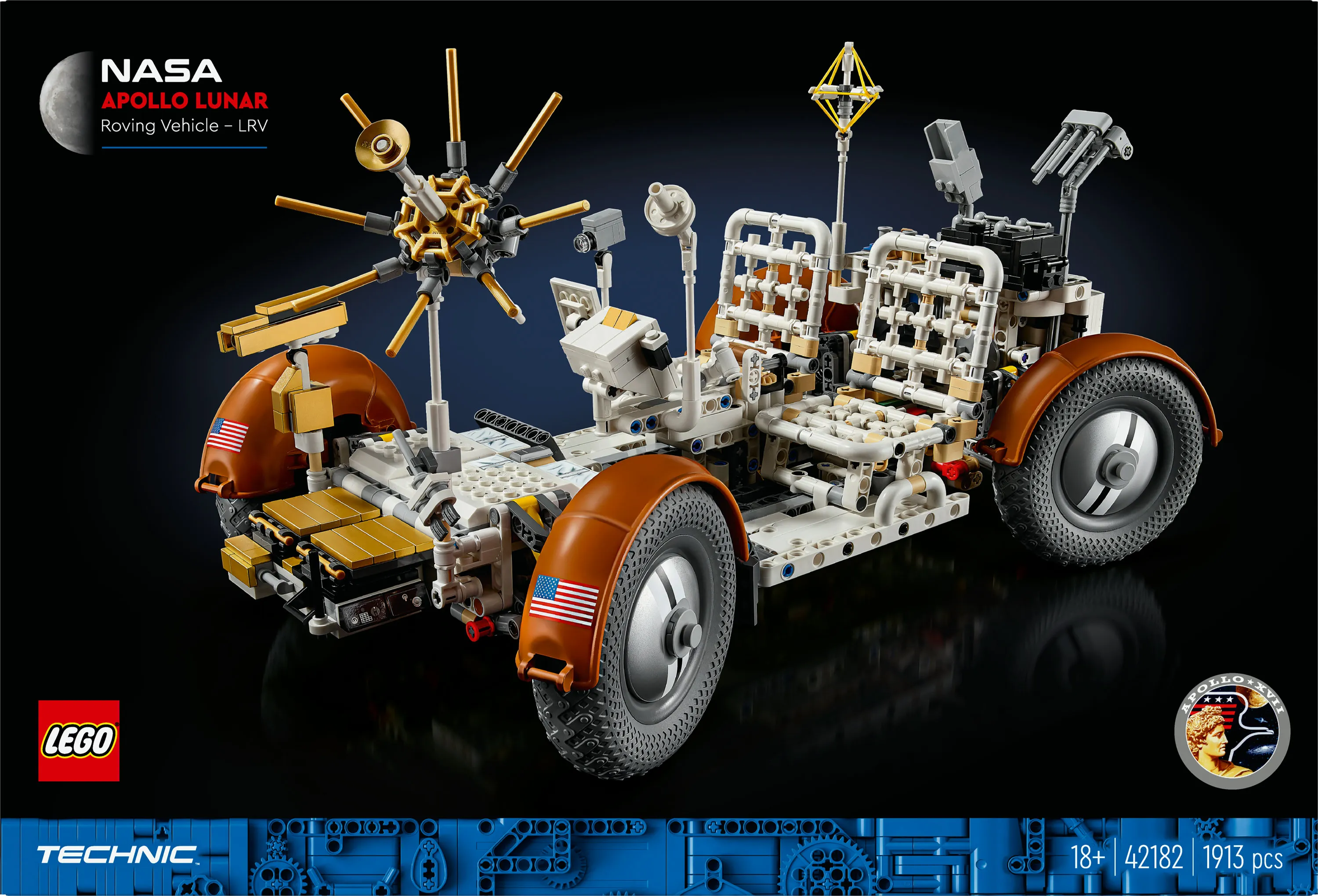 LEGO Technic NASA Apollo Moon Rover 42182