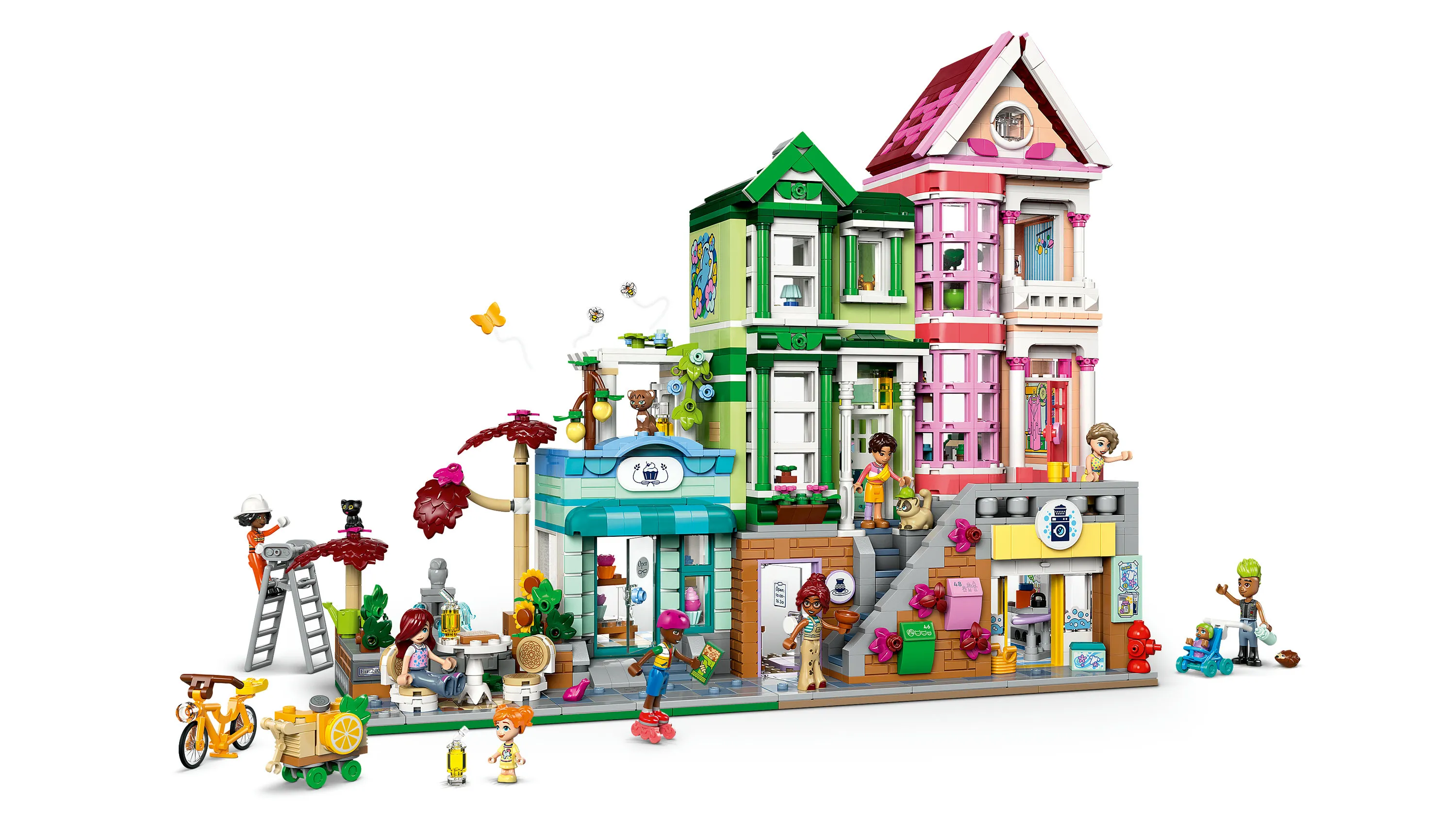 LEGO Friends Heartlake City l&auml;genheter och kommersiella byggnader 42670