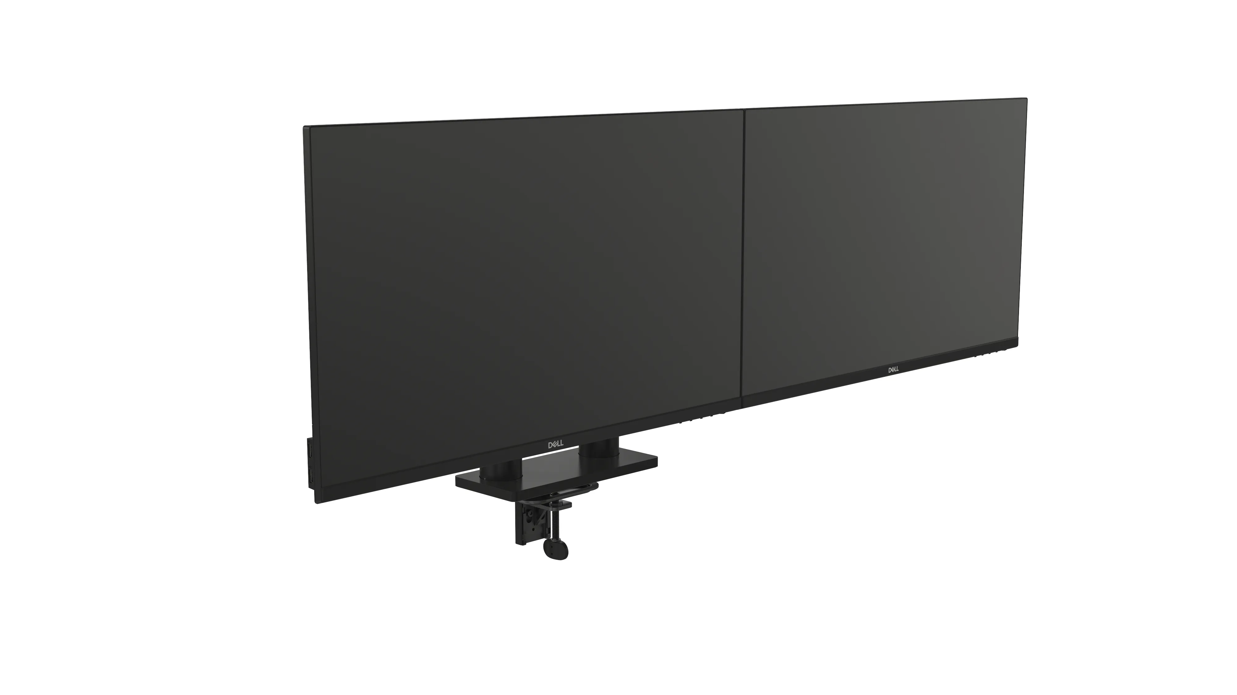 Dell Pro MDA20 -monitorivarsi kahdelle n&auml;yt&ouml;lle 19-34", kaasujousella, 10 kg, musta