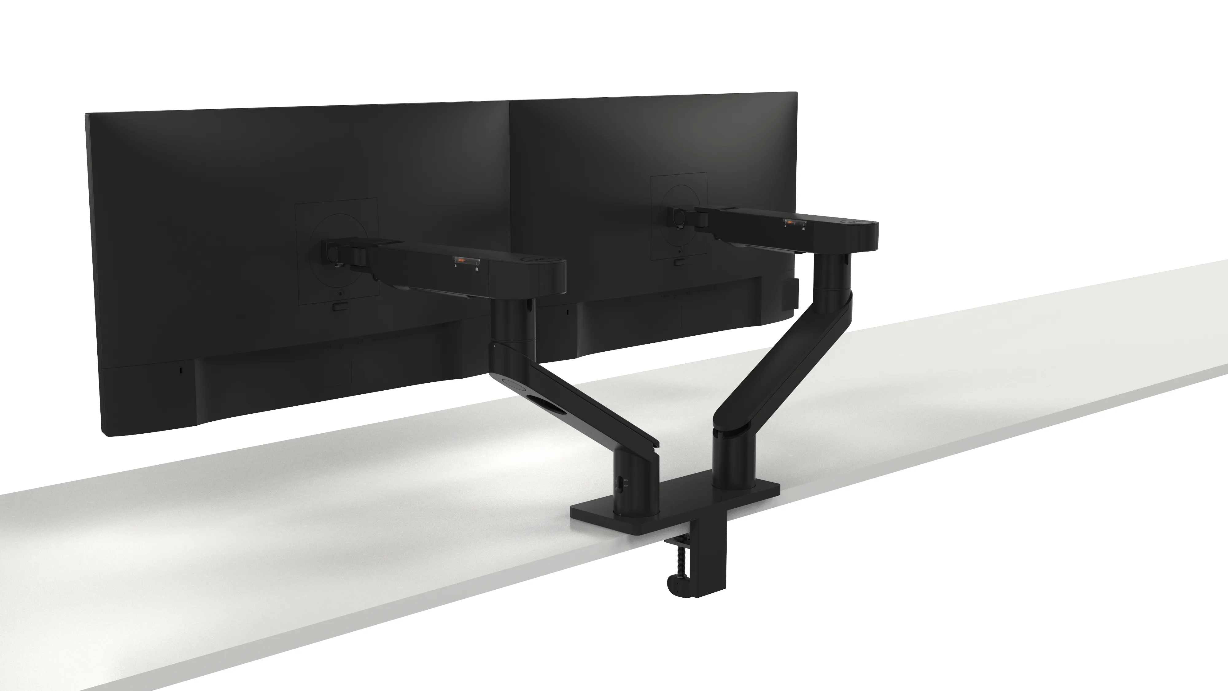 Dell Pro MDA20 -monitorivarsi kahdelle n&auml;yt&ouml;lle 19-34", kaasujousella, 10 kg, musta