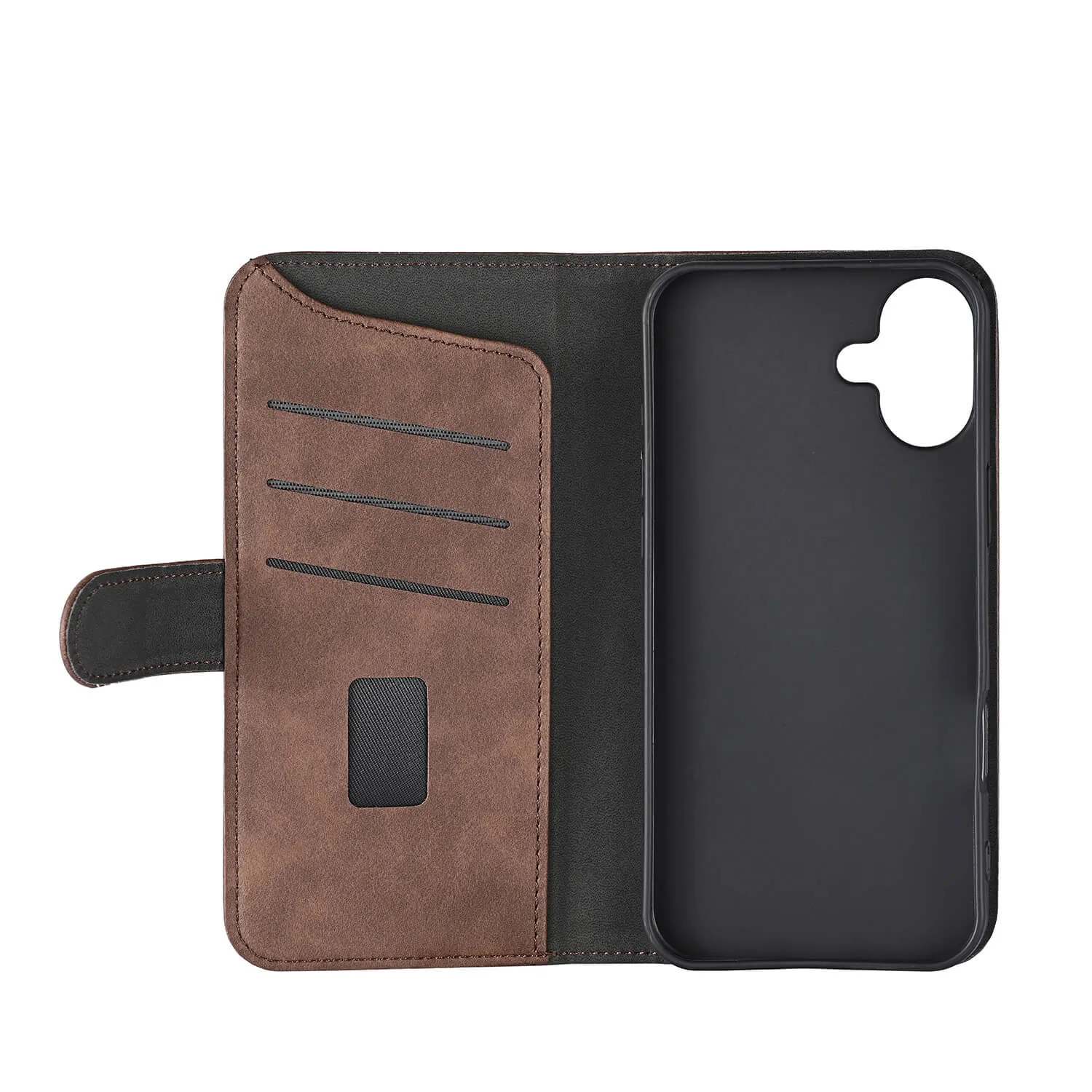 GEAR Wallet MagSeries, iPhone 16 Plus -lompakkokotelo, Ruskea