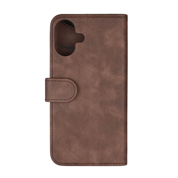 GEAR Wallet MagSeries, iPhone 16 Plus - Wallet Case, Brown