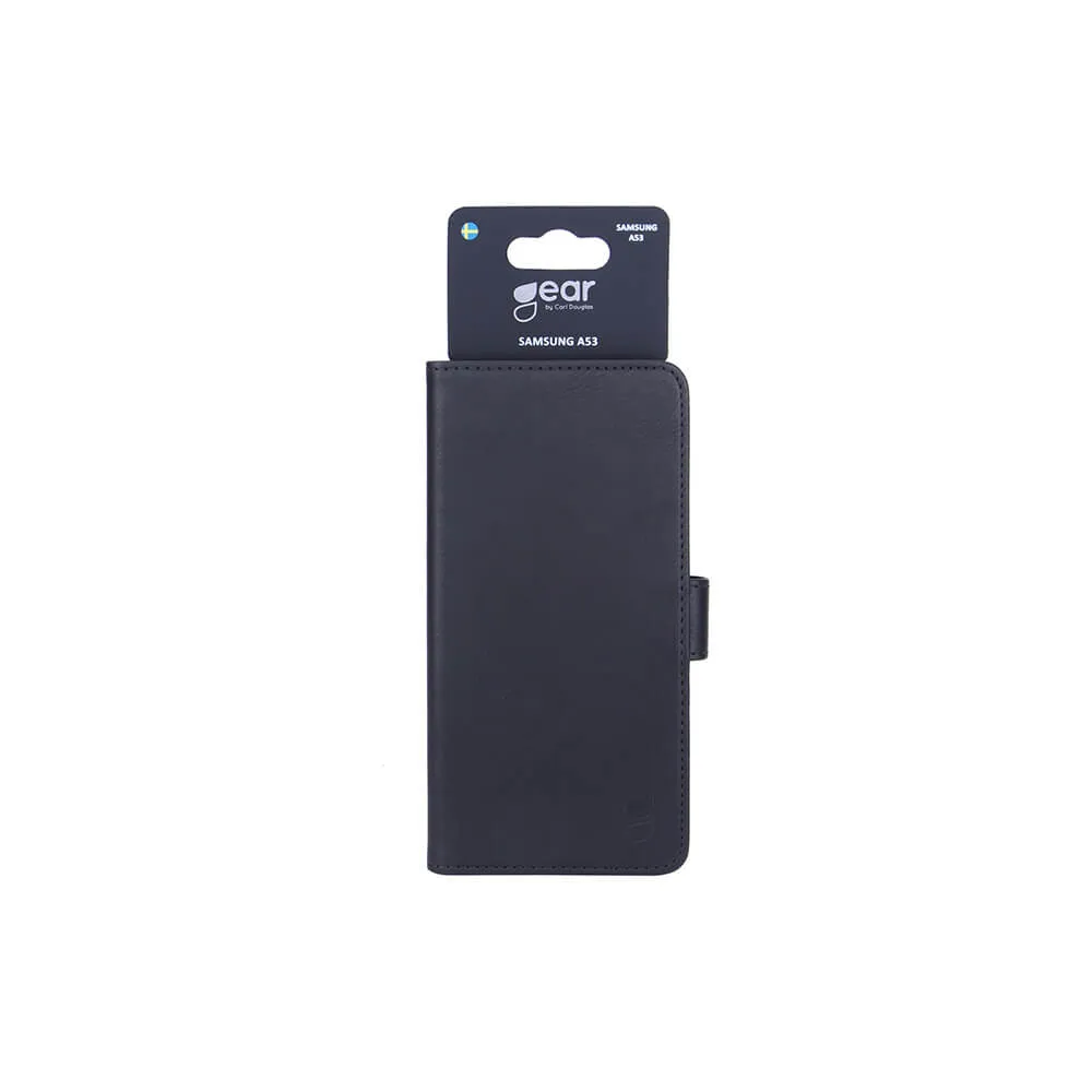 GEAR Wallet, Galaxy A53 5G - Wallet Case, Black