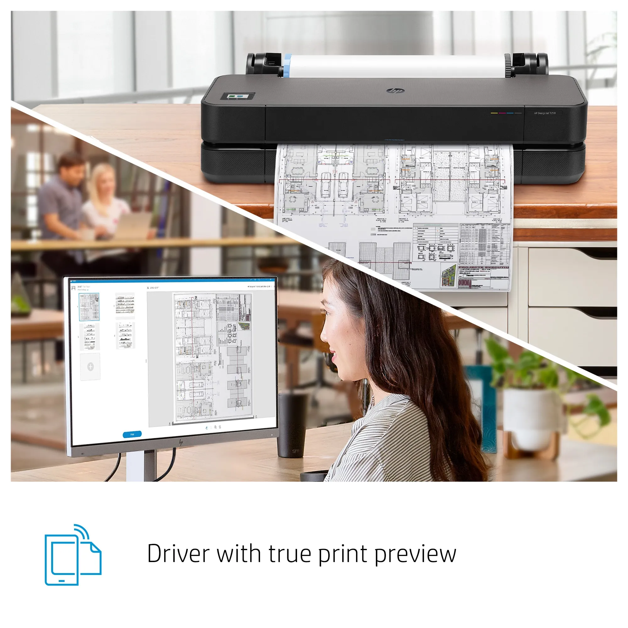 HP DesignJet T230 24-in Printer