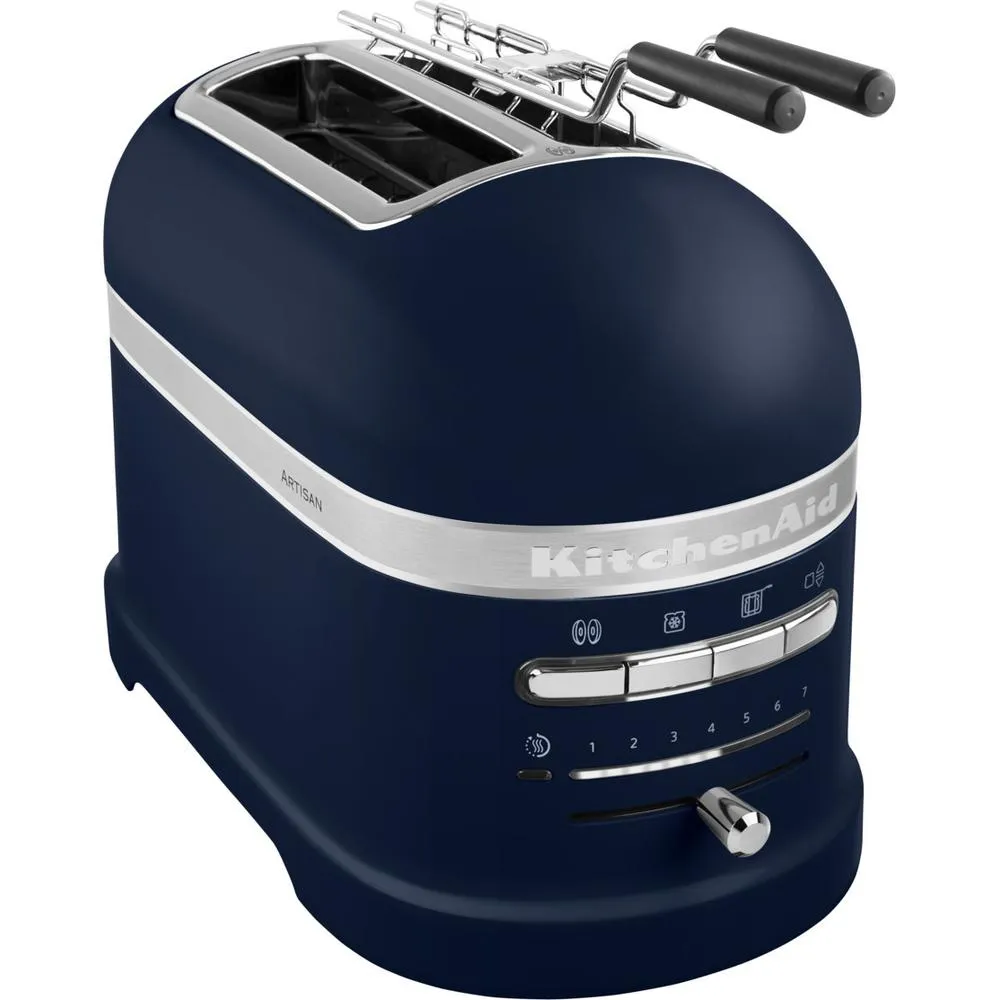 KitchenAid Artisan 5KMT2204EIB Br&ouml;drost, 2 skivor, 1250 W, Bl&aring;, Rostfritt st&aring;l