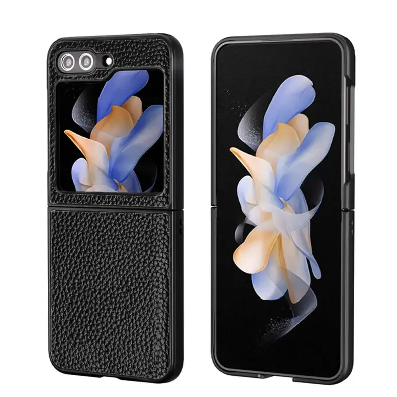 Insmat Clear Cover Galaxy Z Flip5 - Case, black