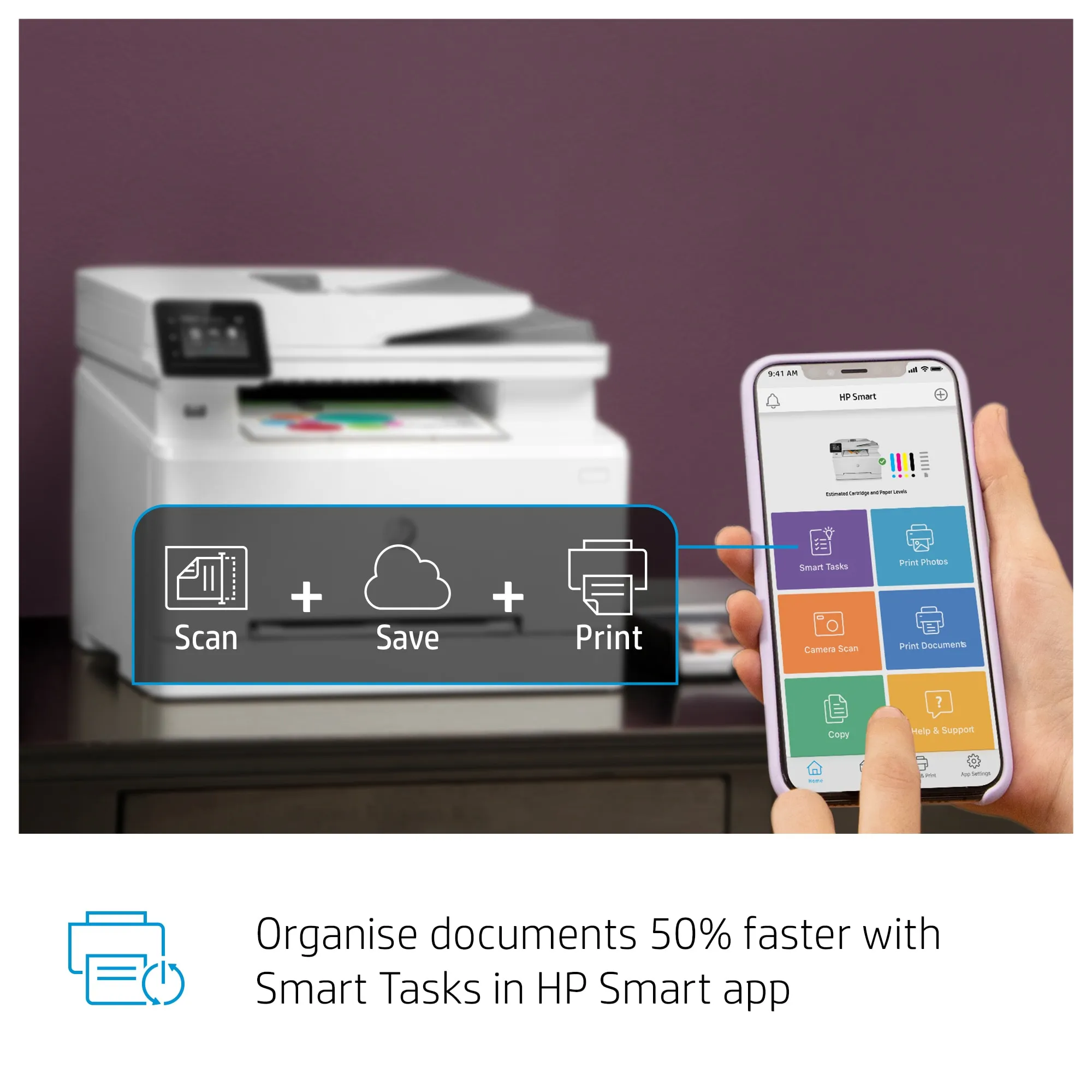 HP Color LaserJet Pro MFP M282nw - Monitoimitulostin - v&auml;ri - laser - Legal (216 x 356 mm) (alkuper&auml;inen) - A4/Legal (media) - jopa 21 sivua/min (kopiointi) - j