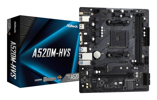 ASRock A520M-HVS mATX - motherboard